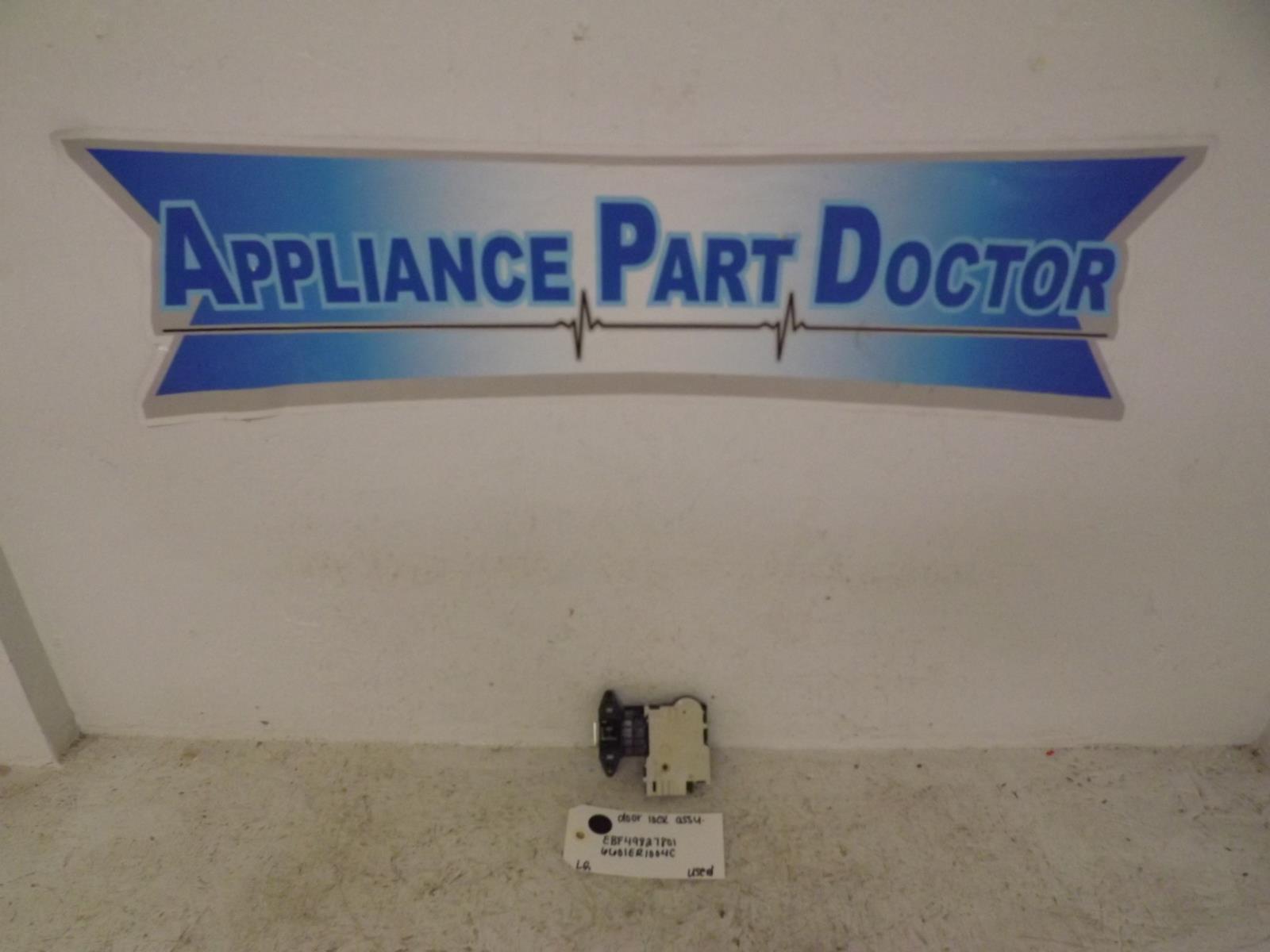 LG Washer EBF49827801 6601ER1004C Door Lock Assembly Used LG Washer EBF49827801 6601ER1004C Door Lock Assembly Used
